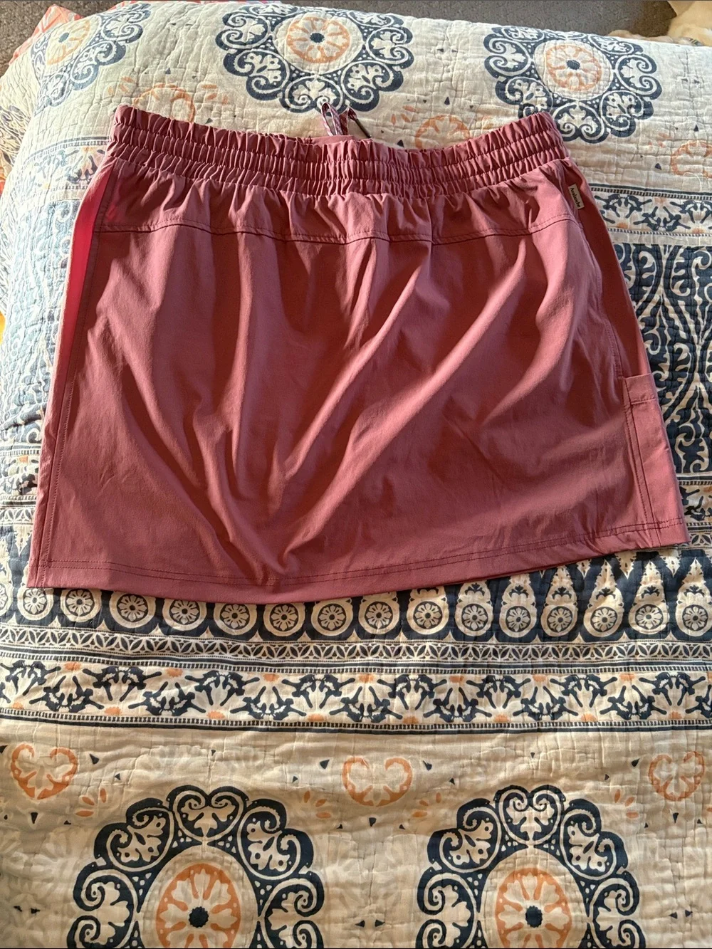 Avalanche Mauve Drawstring Mini Skirt - Picture 4 of 4